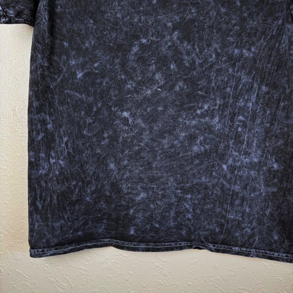 Santa Cruz tropical hawaiian hibiscus gray short sleeve t-shirt M - Picture 3 of 8